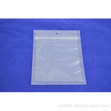 Eco Snack Food Poly Zipper Pouches Packaging Clear SGS FDA